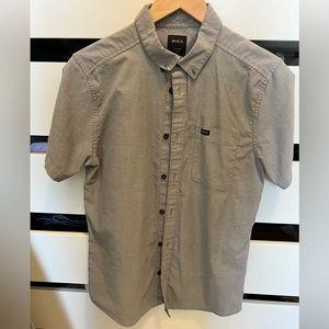 RVCA Mens Slim Fit Shirt Small
